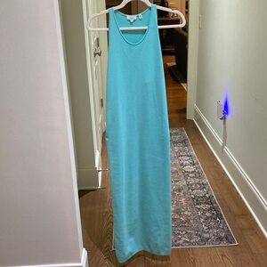 A.L.C. Turquoise Sleeveless Maxi Dress